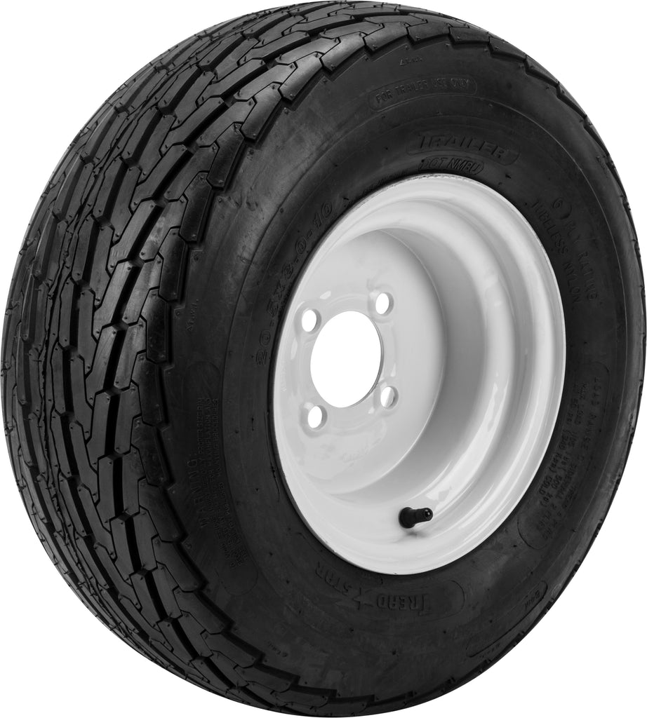 Trailer Tire & Standard Steel Wheel Assembly