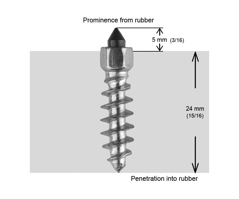 11MM STANDARD SCREW STUDS QTY 100