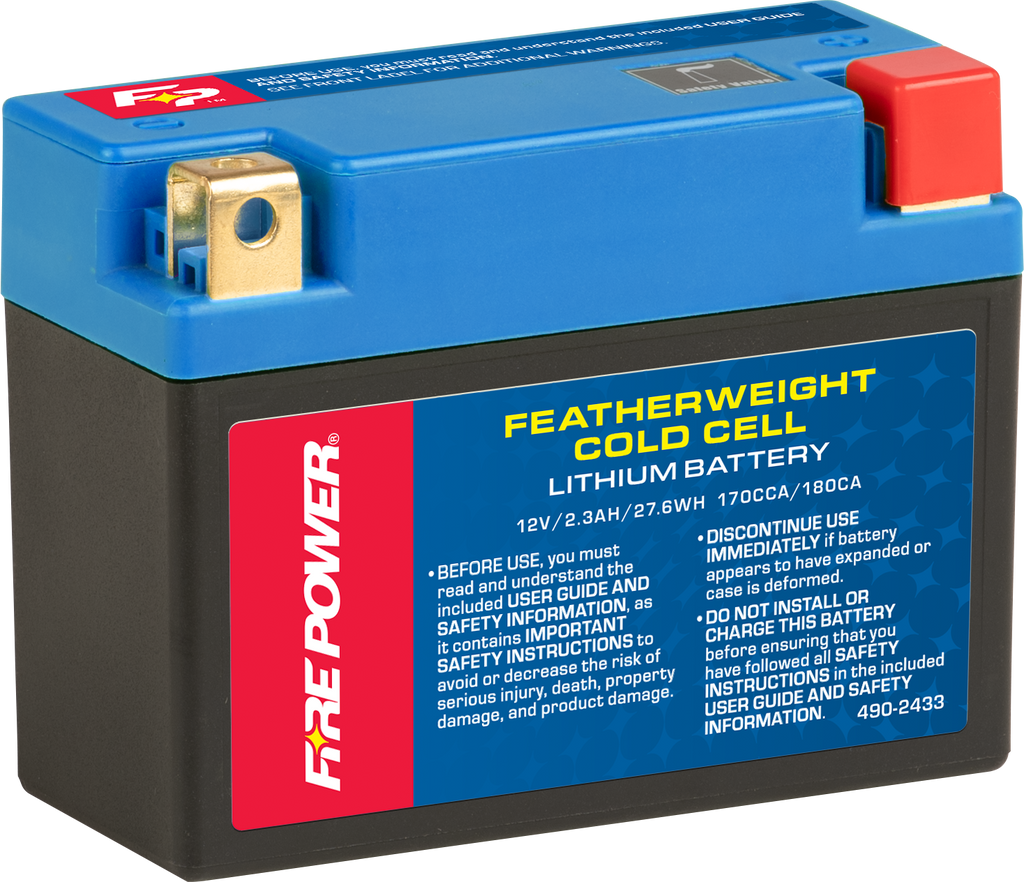 Fire Power Featherweight Lithium Battery 190 Cca Hjt9b-fp-il 12v/36wh