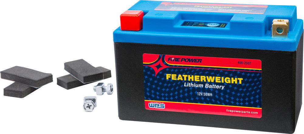 Fire Power Featherweight Lithium Battery 190 Cca Hjt9b-fp-il 12v/36wh