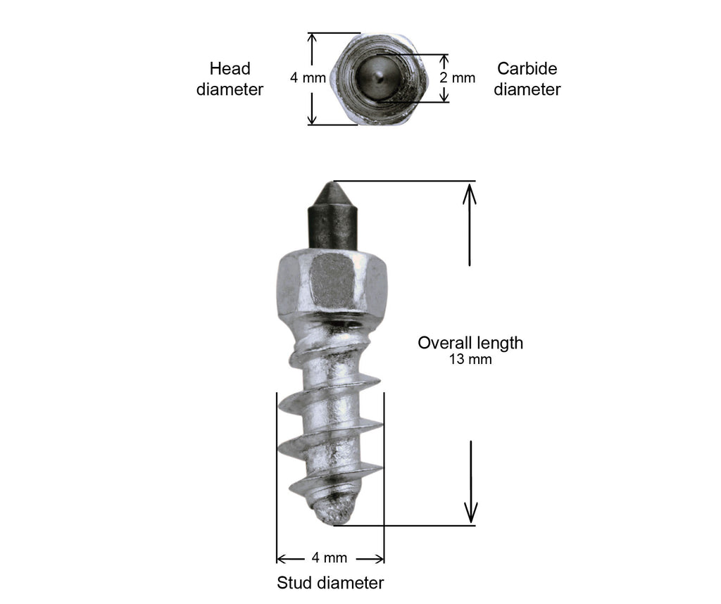 11MM STANDARD SCREW STUDS QTY 100