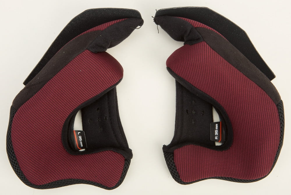 GMAX OF-77 Stock 35mm Cheek Pads Street Motorcycle Helmet Accessories