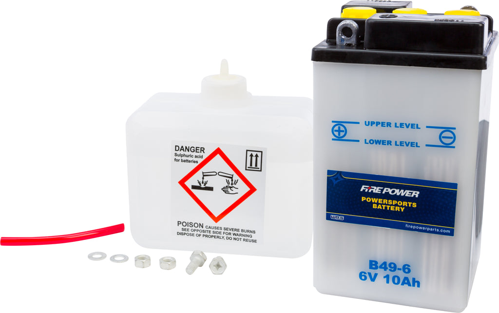 BATTERY W/ACID 12N9-3A 12V