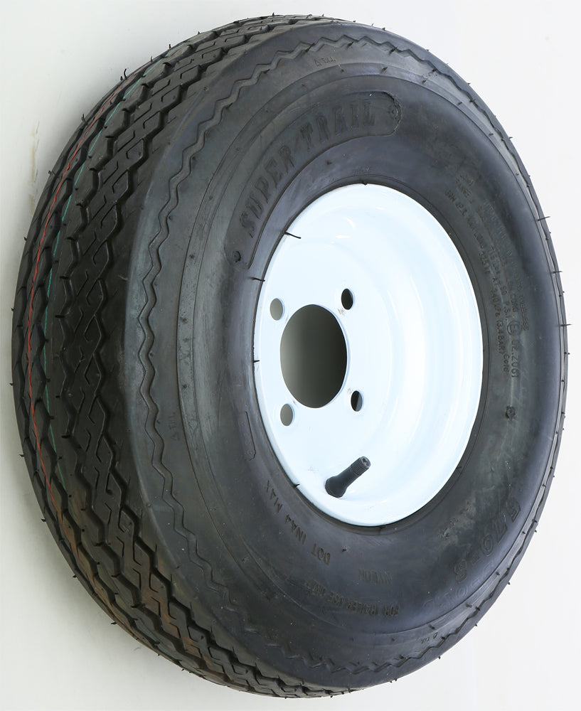 Trailer Tire & Standard Steel Wheel Assembly