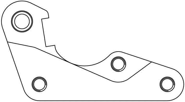 Tsunami 280mm Replacement Bracket