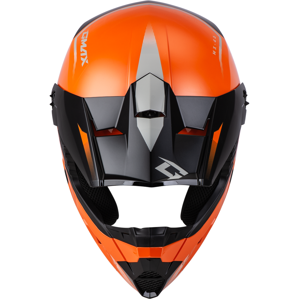 MX-46 COMPOUND HELMET ORANGE/BLACK/GREY XL