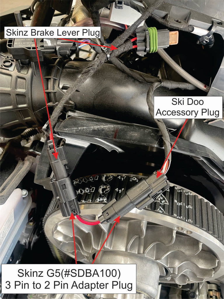 3 PIN ADAPTOR FOR HEATED BRAKE S/D