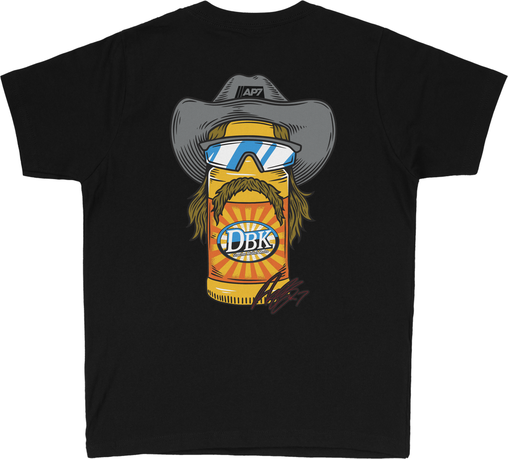 Stache Mullet Moto Youth Tee