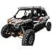 Tusk UTV Full View Glass Windshield with Windshield Wiper