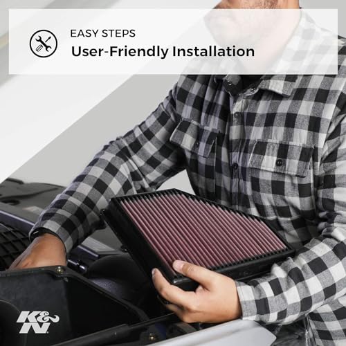 K&N E-3224 High Performance Replacement Air Filter
