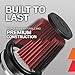 K&N Universal Clamp-On Air Intake Filter