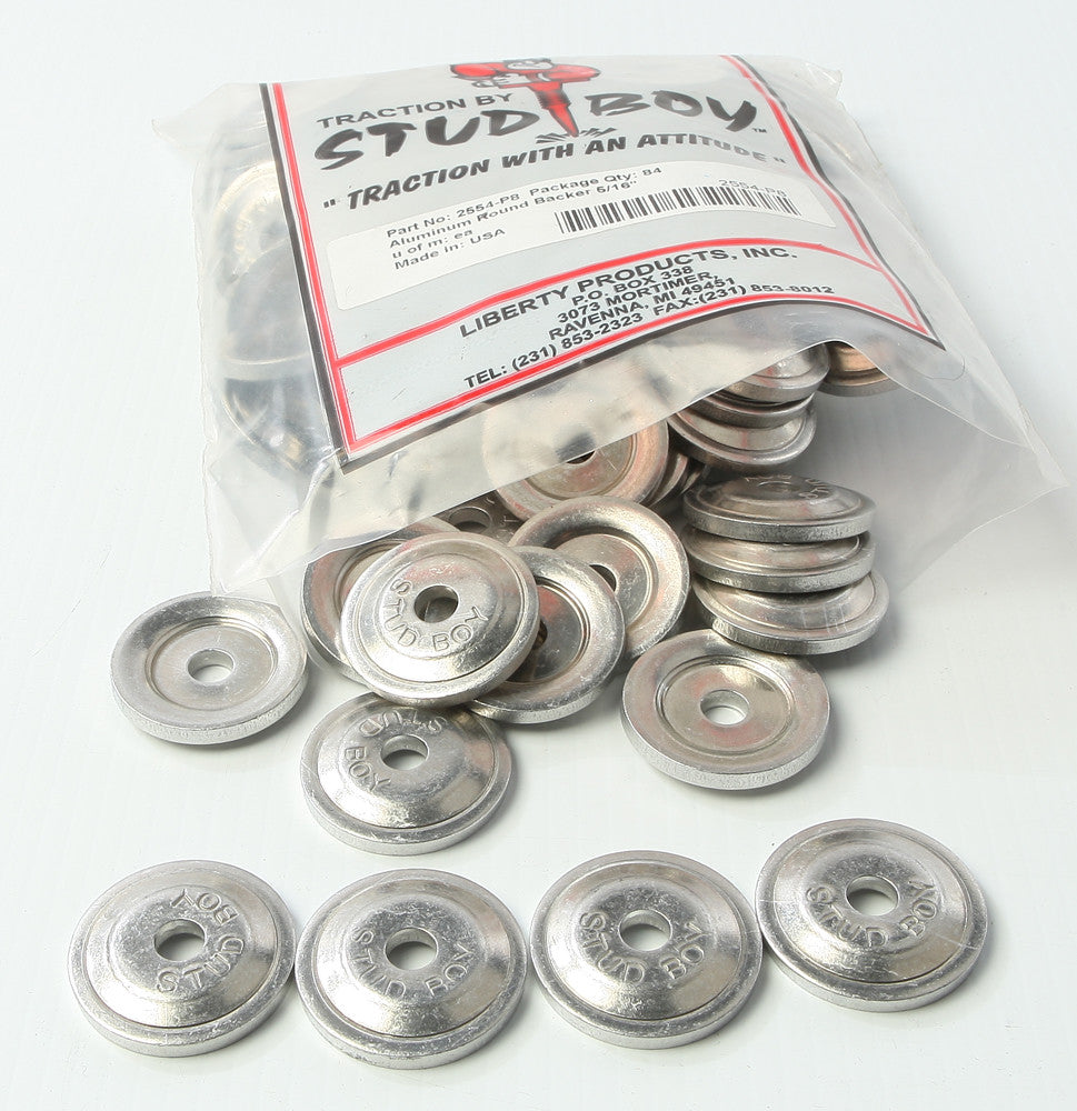 STUD BOY POWER PLATE ROUND BACKERS