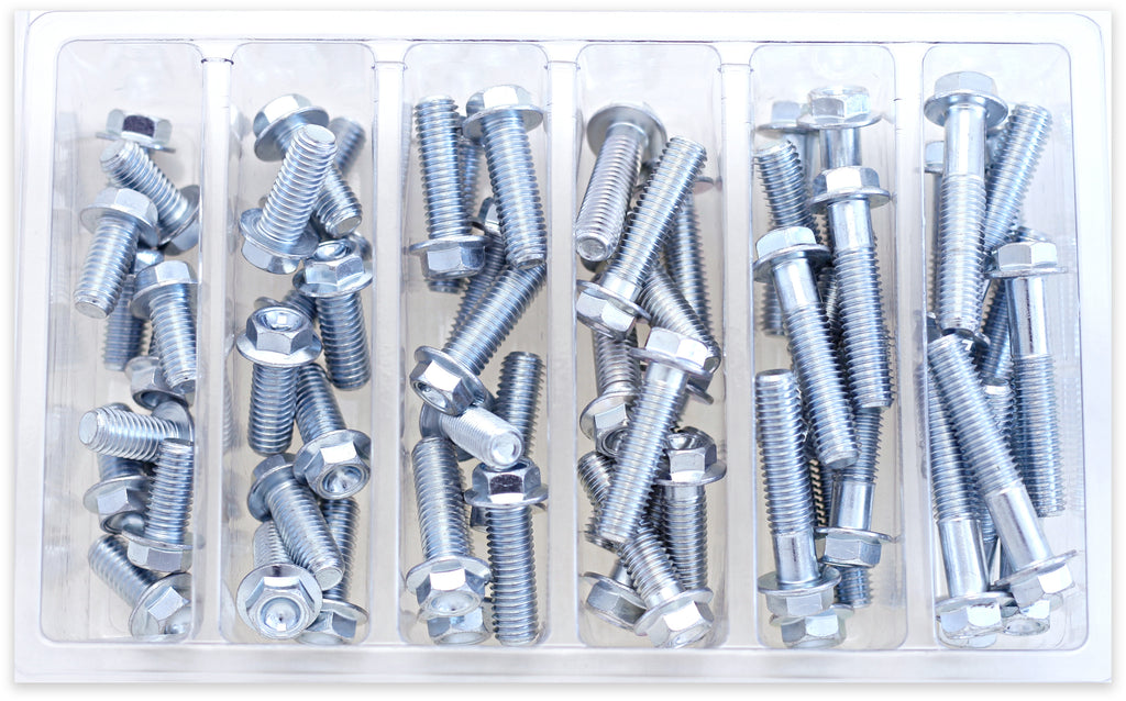 M8 10mm Hex Flange Bolts