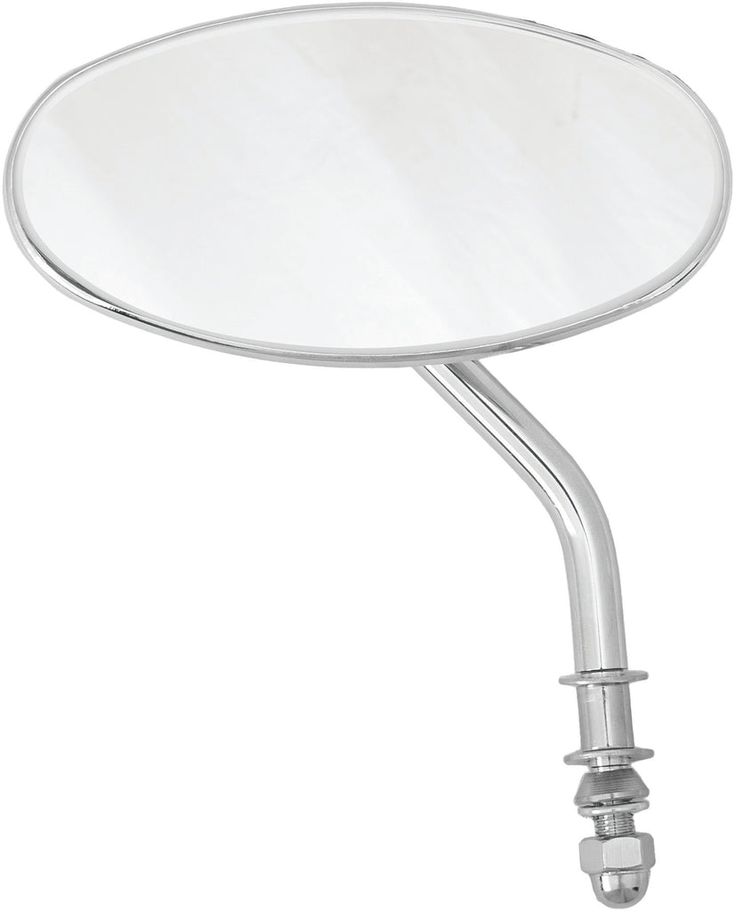 Chrome Oval Mirror