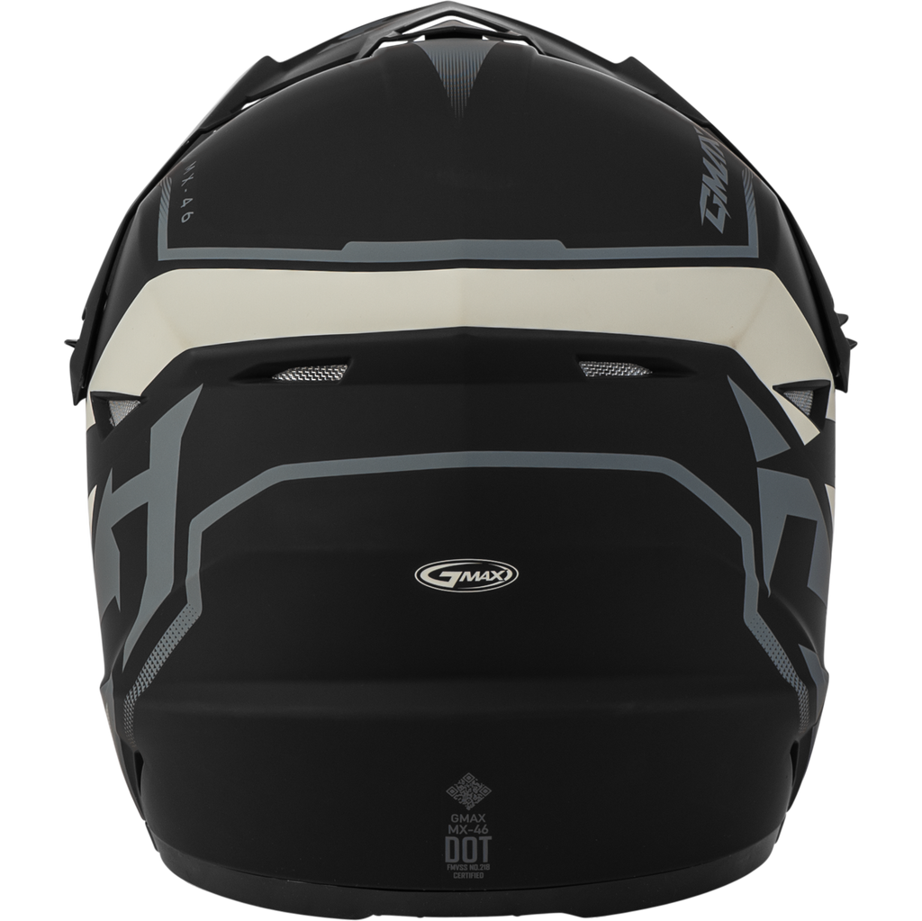 MX-46 COMPOUND HELMET MATTE BLACK/GREY/WHITE XL
