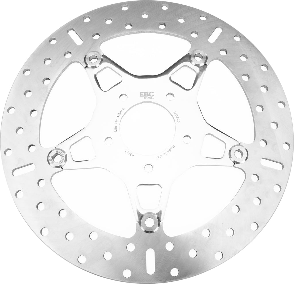 V-TWIN STREET ROTOR FSD006CBLK FLOATING 5 SPOKE FRONT