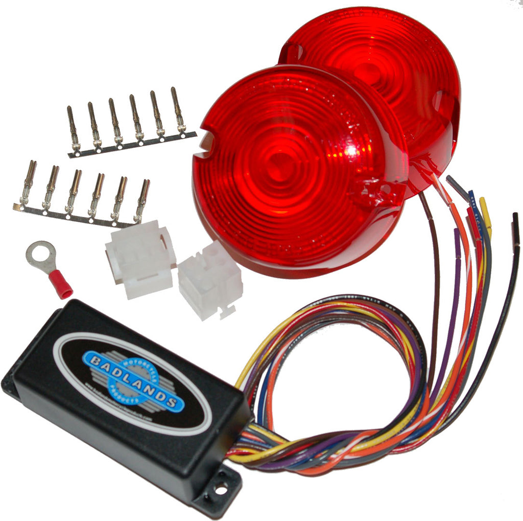 Run, Brake & Turn Signal Modules with Equalizer & Red Lens Kit