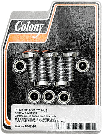 Brake Rotor Screw Kit