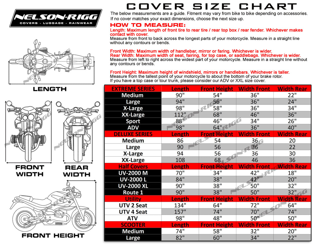 UV2000 Cycle Cover