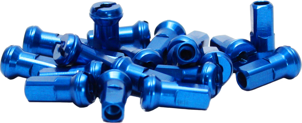 SPOKE NIPPLES BLUE