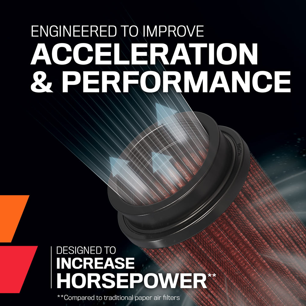 K&N Universal Clamp-On Air Intake Filter