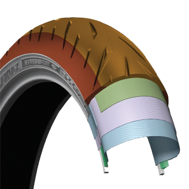 TIRE BATTLAX HYPERSPORT S22 RR 160/60ZR17 69W RADIAL TL
