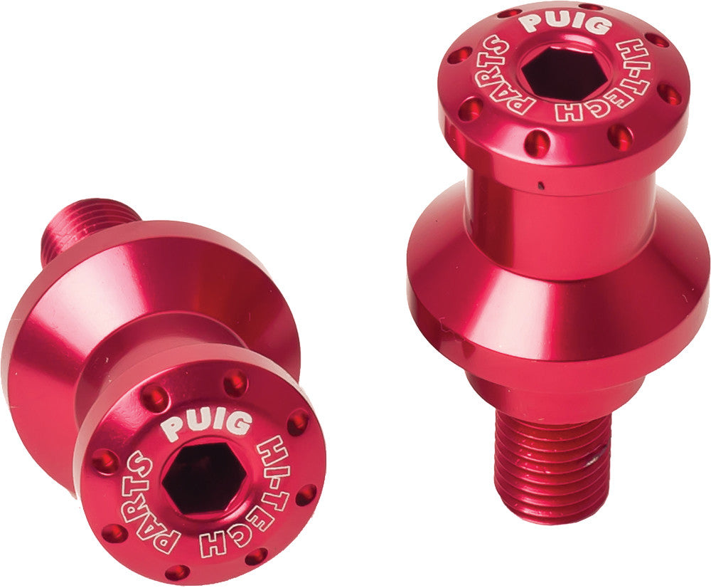 SWINGARM SPOOLS HI-TECH 10MM BLACK 2/PK