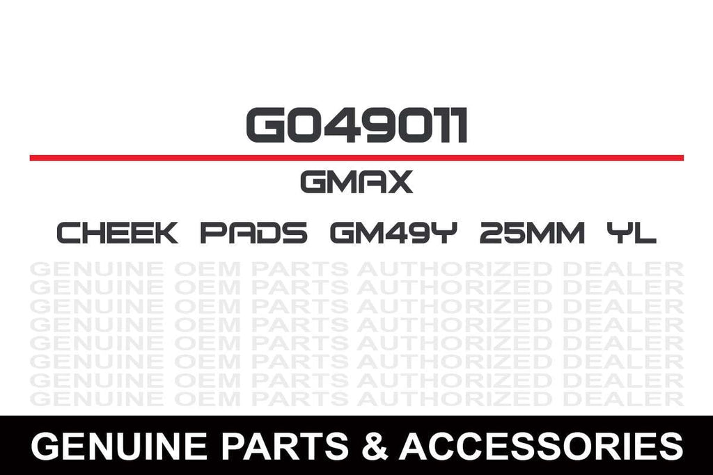 GMAX GM-49 Youth Helmet Replacement Cheek Pads