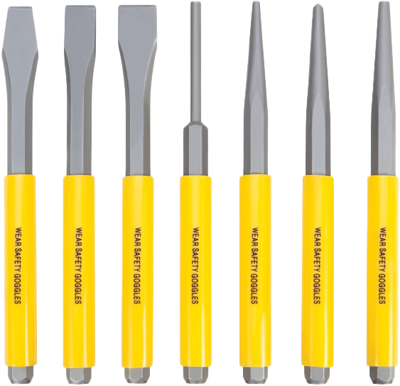 7 PC PUNCH / CHISEL SET