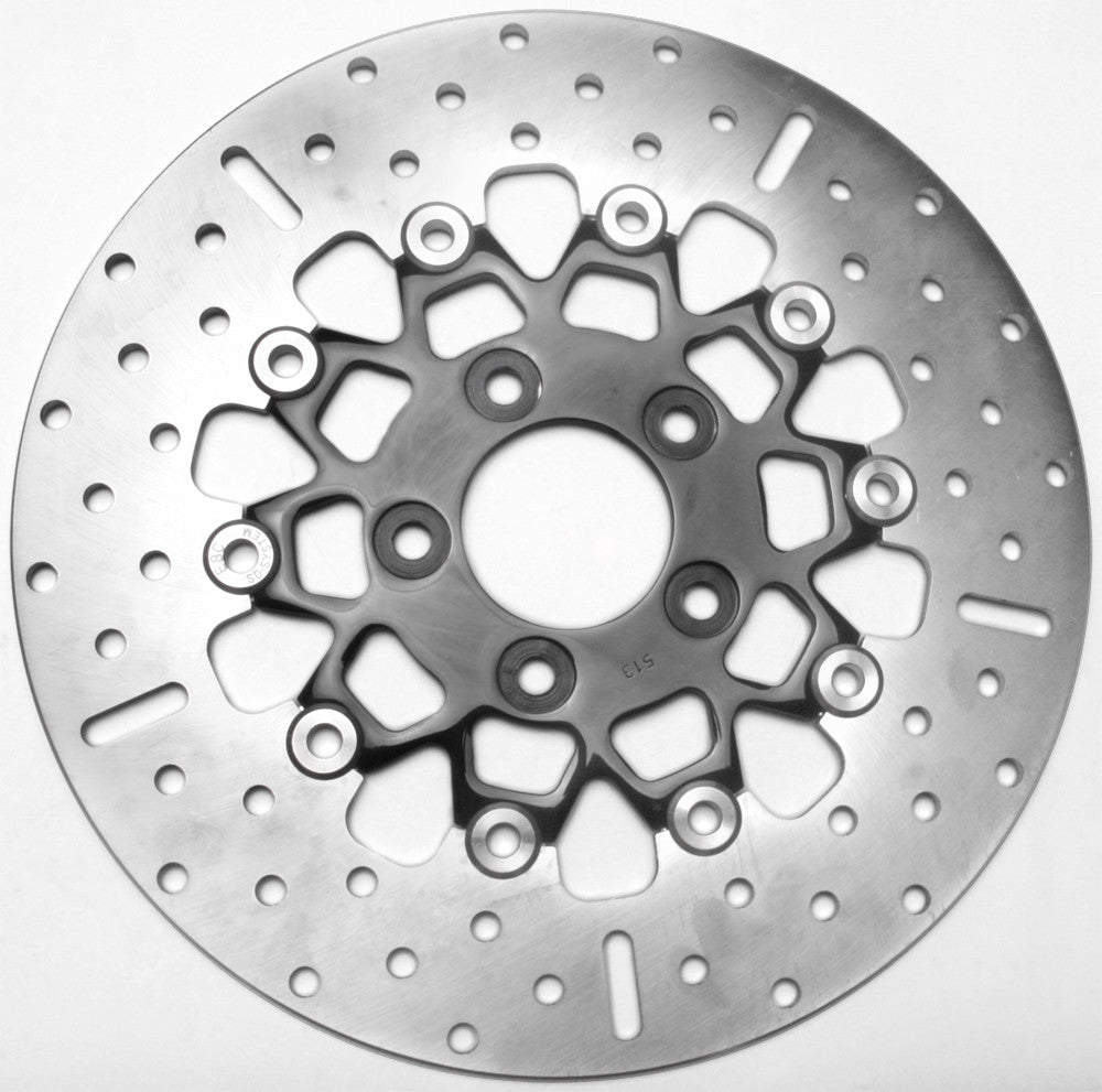 V-TWIN STREET ROTOR FSD006CBLK FLOATING 5 SPOKE FRONT