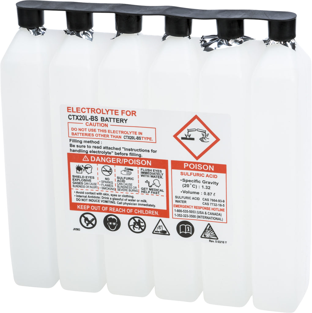 SEALED BATTERY ELECTROLYTE PACK 1050CC