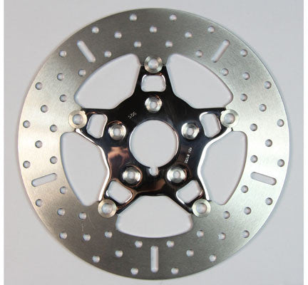 V-TWIN STREET ROTOR FSD006CBLK FLOATING 5 SPOKE FRONT