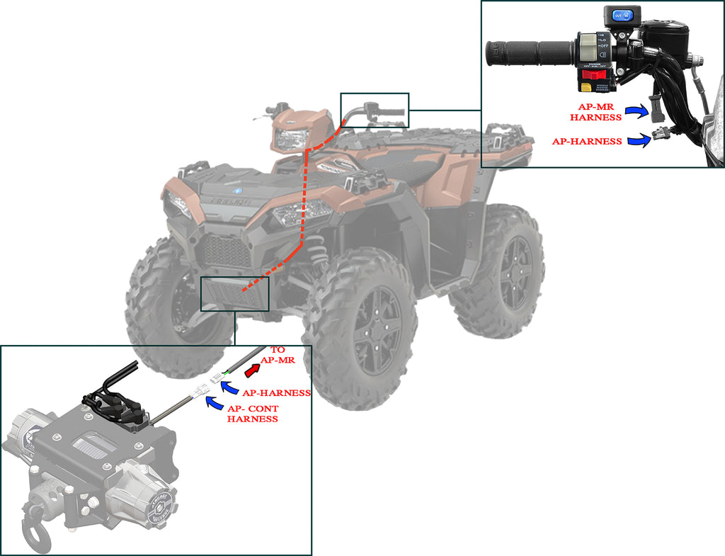 Assault Winch Harness Assembly