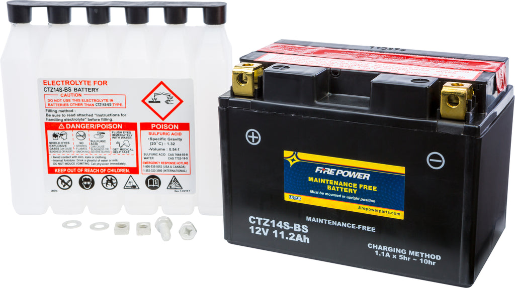 Fire Power Maintenance Free Battery CTZ7S-BS