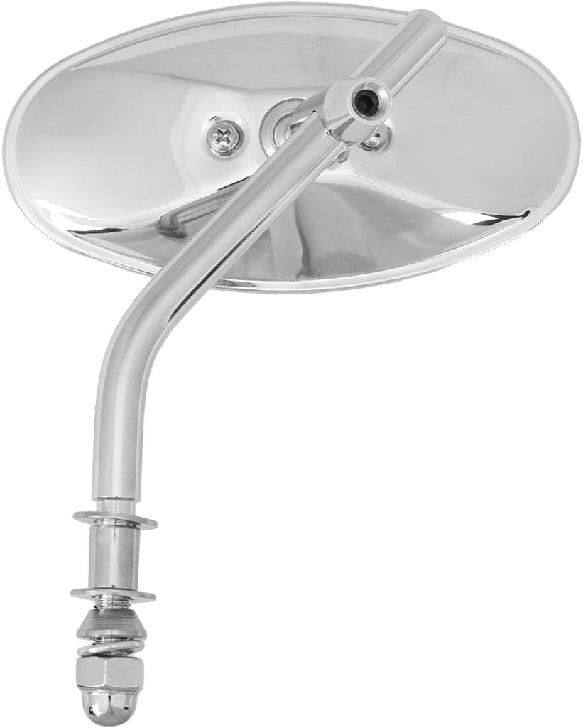 Chrome Oval Mirror
