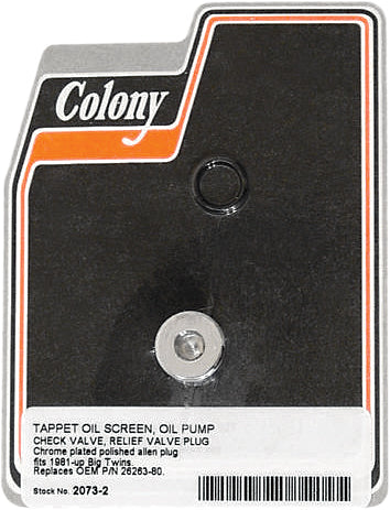 Oil Pump Plug