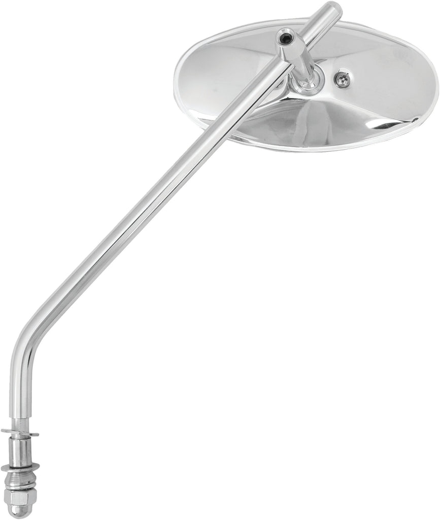 Chrome Oval Mirror