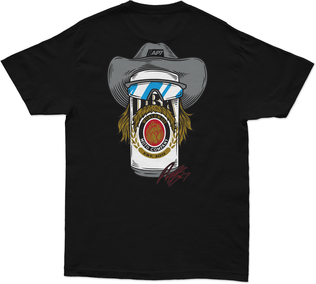 Stache Mullet Moto Tee