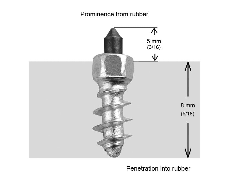 11MM STANDARD SCREW STUDS QTY 100