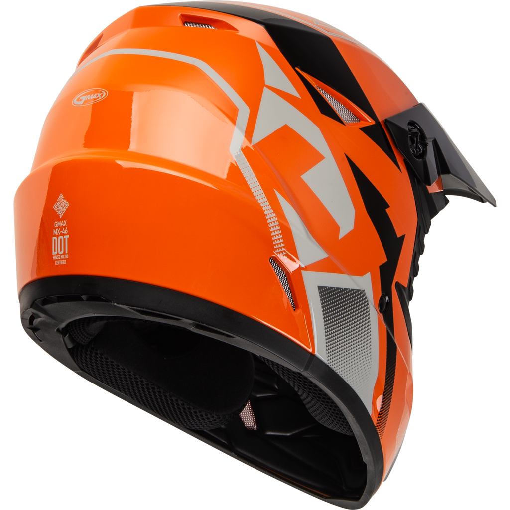 MX-46 COMPOUND HELMET ORANGE/BLACK/GREY XL
