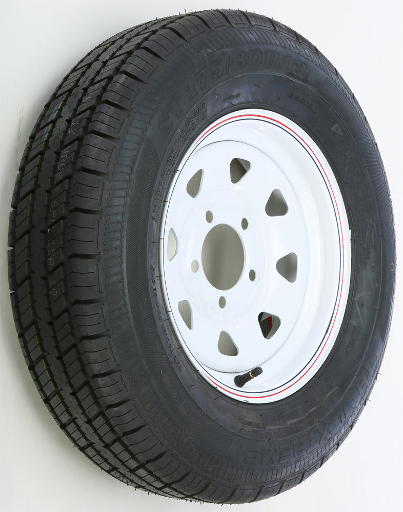 Trailer Tire & 8 Spoke Steel Wheel Assembly