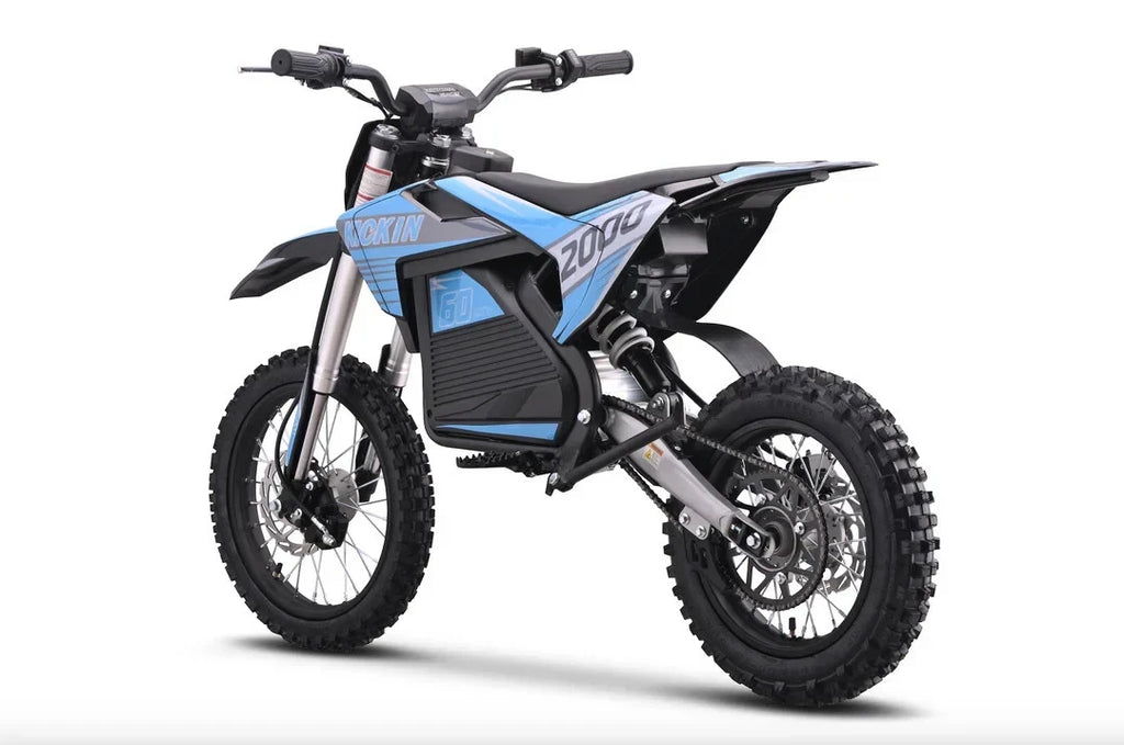 KICKIN EXV PRO 60v 2000w Electric Dirt Bike Blue