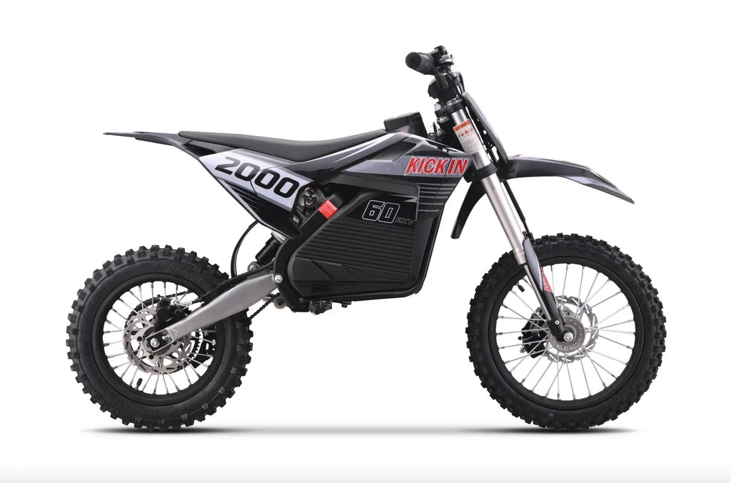 KICKIN EXV PRO 60v 2000w Electric Dirt Bike Red