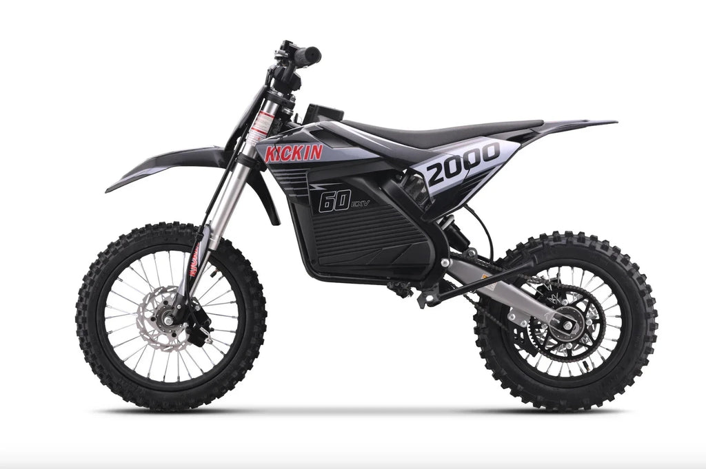 KICKIN EXV PRO 60v 2000w Electric Dirt Bike Red