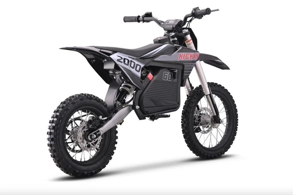 KICKIN EXV PRO 60v 2000w Electric Dirt Bike Red