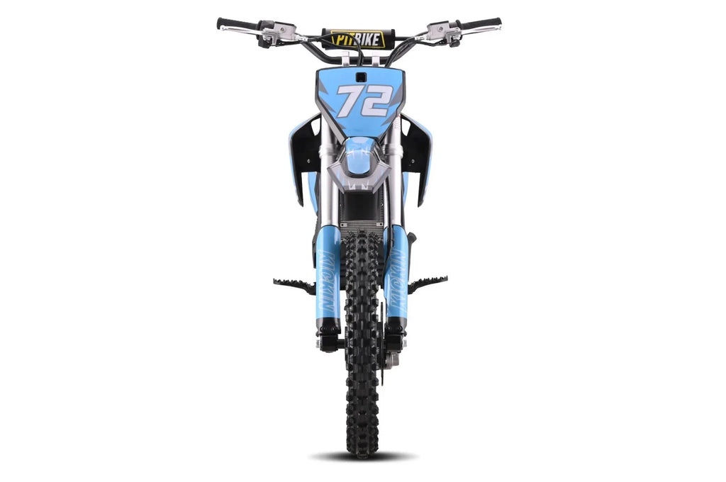 KICKIN EXV PRO 72v 5000w Electric Dirt Bike Blue