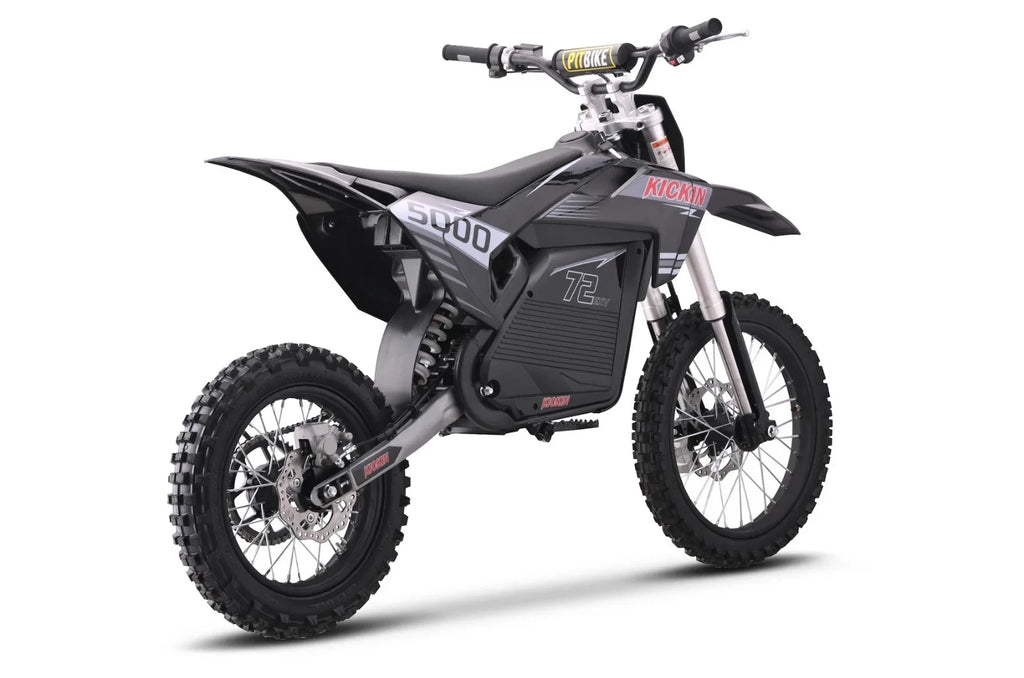 KICKIN EXV PRO 72v 5000w Electric Dirt Bike Red