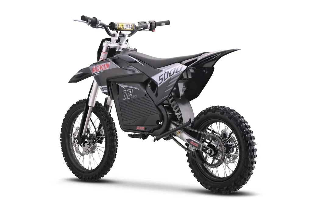 KICKIN EXV PRO 72v 5000w Electric Dirt Bike Red
