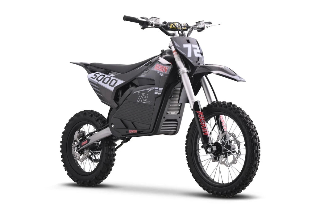 KICKIN EXV PRO 72v 5000w Electric Dirt Bike Red
